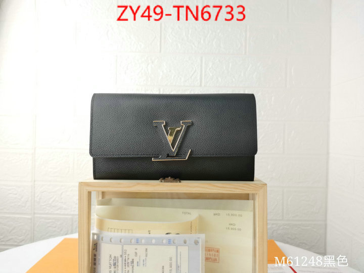 LV Bags(4A)-Wallet,ID: TN6733,$: 49USD