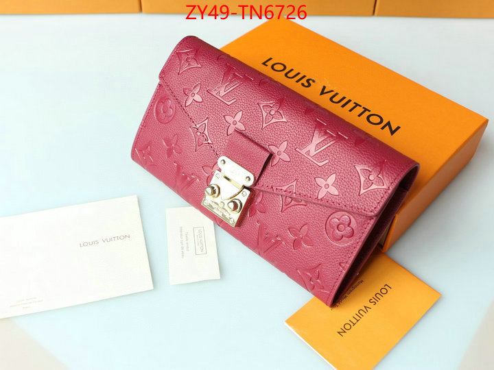 LV Bags(4A)-Wallet,ID: TN6726,$: 49USD