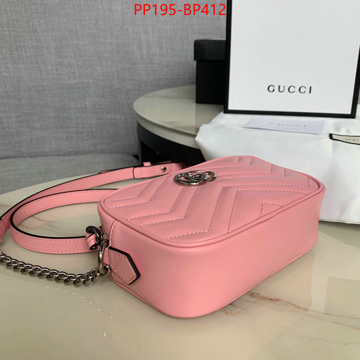 Gucci Bags(TOP)-Marmont,ID: BP412,$:195USD