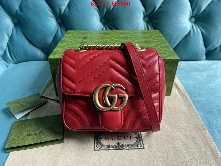 Gucci Bags(TOP)-Marmont,aaaaa+ replica designer ,ID: BE3960,$: 215USD