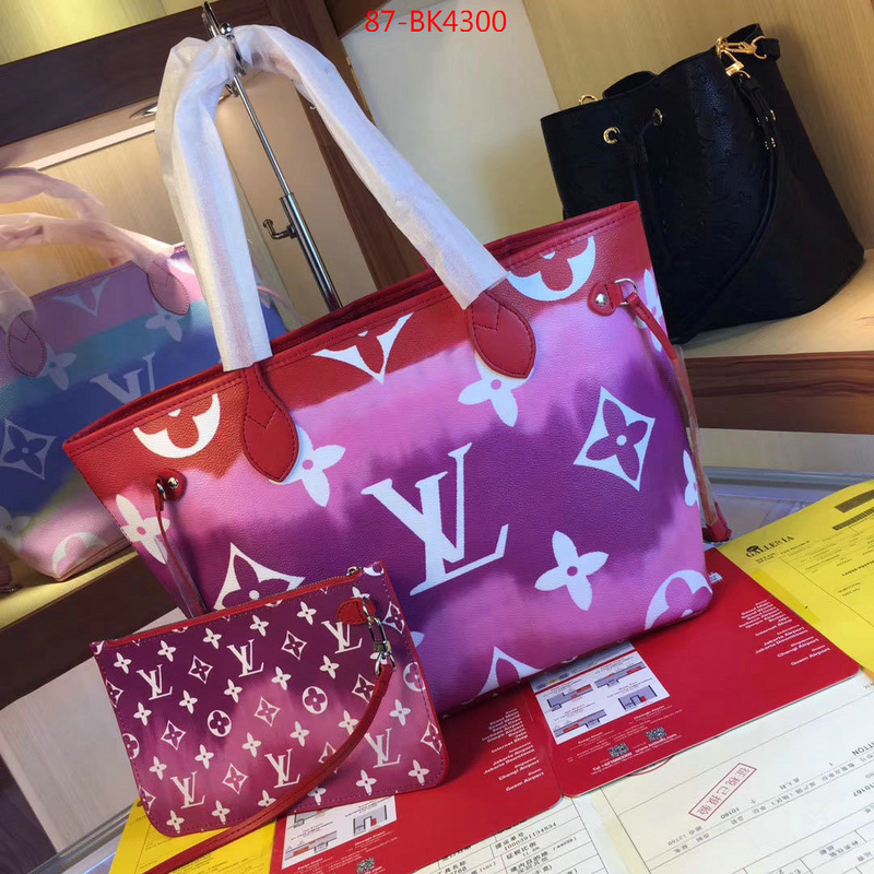 LV Bags(4A)-Neverfull-,shop now ,ID: BK4300,$: 87USD