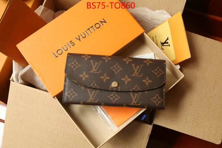 LV Bags(TOP)-Wallet,ID: TO860,$: 75USD