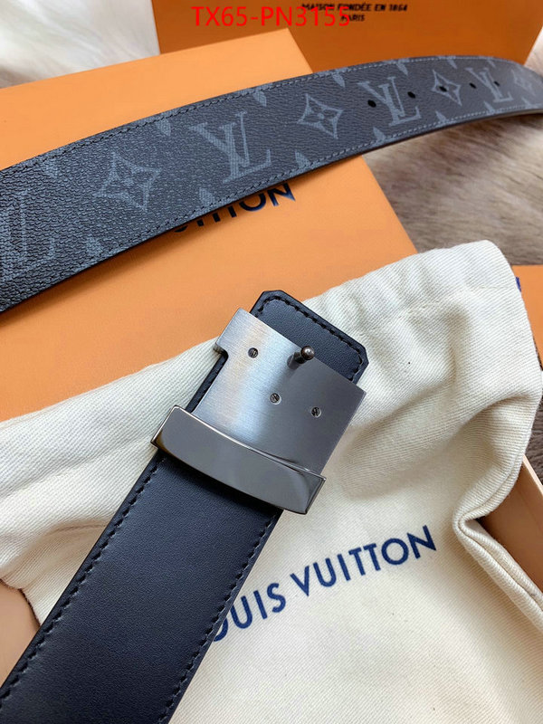 Belts-LV,shop the best high authentic quality replica , ID: PN3155,$: 65USD