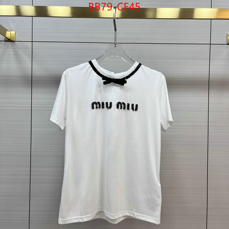 Clothing-MIU MIU,high quality perfect , ID: CF45,$: 79USD