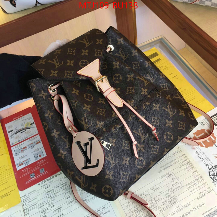 LV Bags(4A)-Backpack-,what is a counter quality ,ID: BU138,$: 109USD