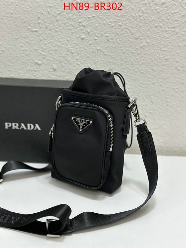 Prada Bags(4A)-Diagonal-,outlet 1:1 replica ,ID: BR302,$: 89USD