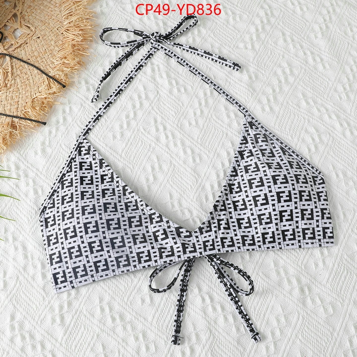 Swimsuit-Fendi,the best quality replica , ID: YD836,$: 49USD