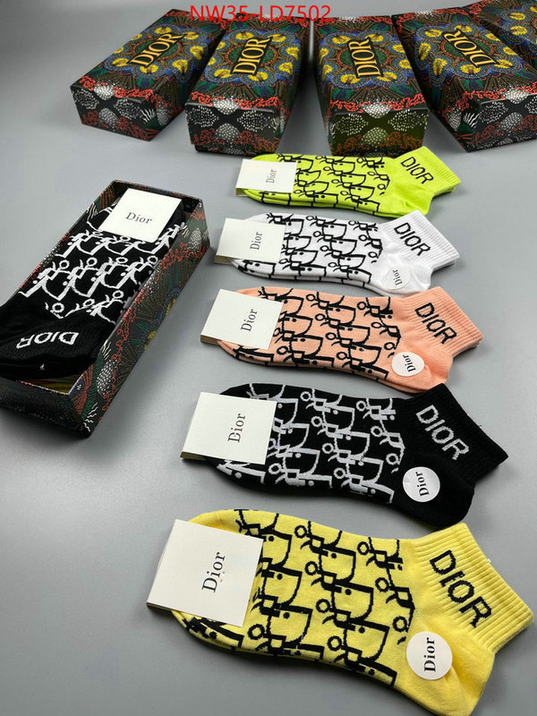 Sock-Dior,wholesale designer shop , ID: LD7502,$: 35USD