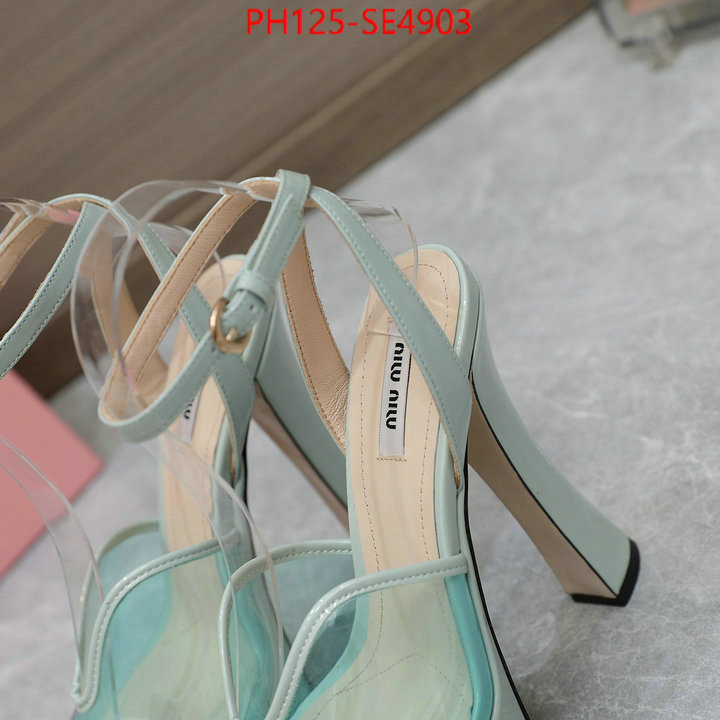 Women Shoes-Miu Miu,high quality designer replica , ID: SE4903,$: 125USD