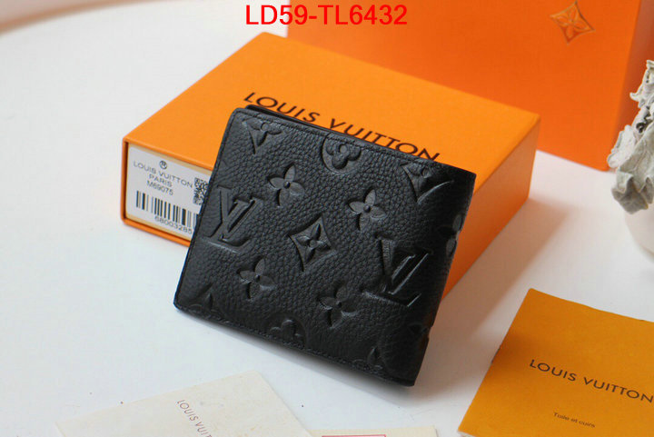 LV Bags(TOP)-Wallet,ID:TL6432,$: 59USD