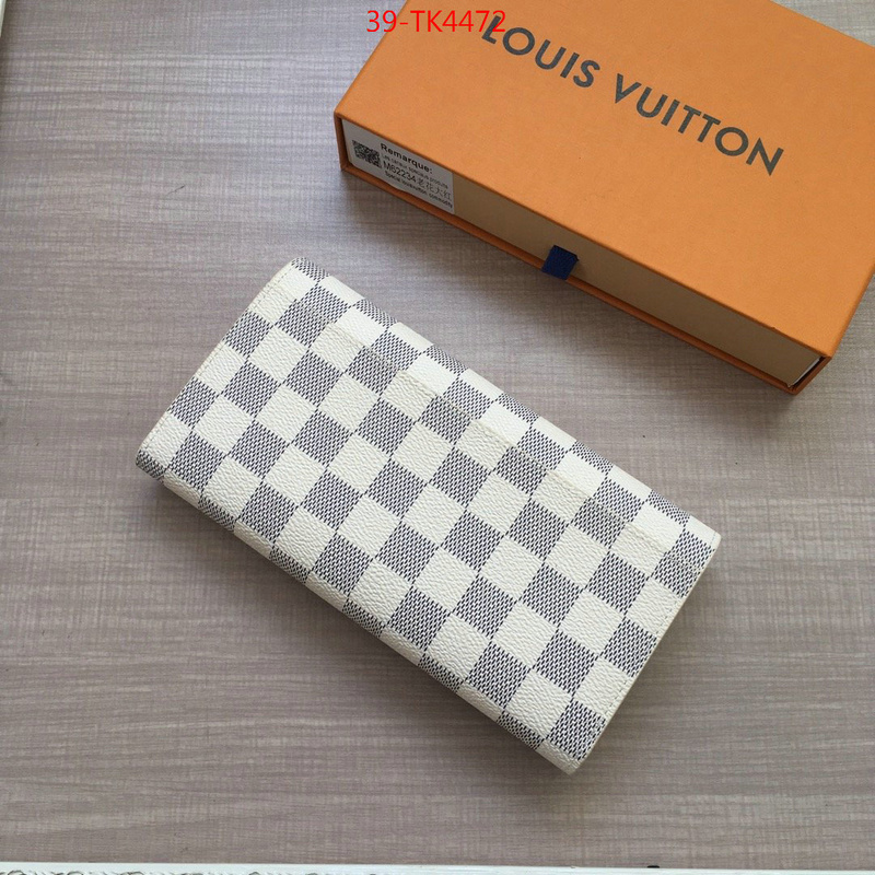 LV Bags(4A)-Wallet,ID: TK4472,$: 39USD