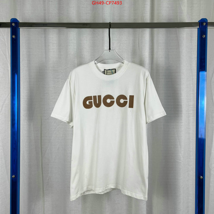 Clothing-Gucci,shop cheap high quality 1:1 replica , ID: CP7493,$: 49USD