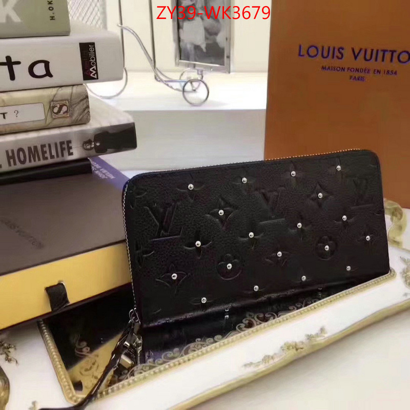 LV Bags(4A)-Wallet,ID: WK3679,$:39USD