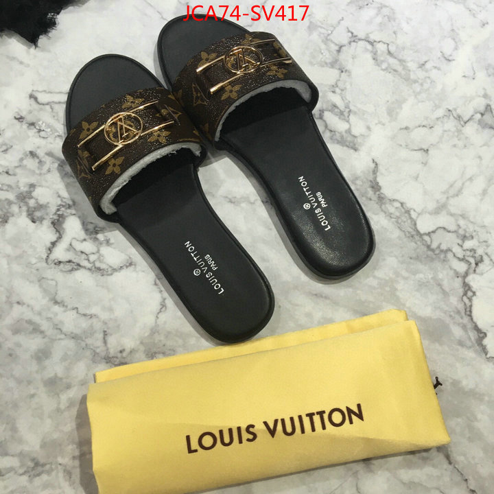 Women Shoes-LV,what 1:1 replica , ID: SV417,$:74USD