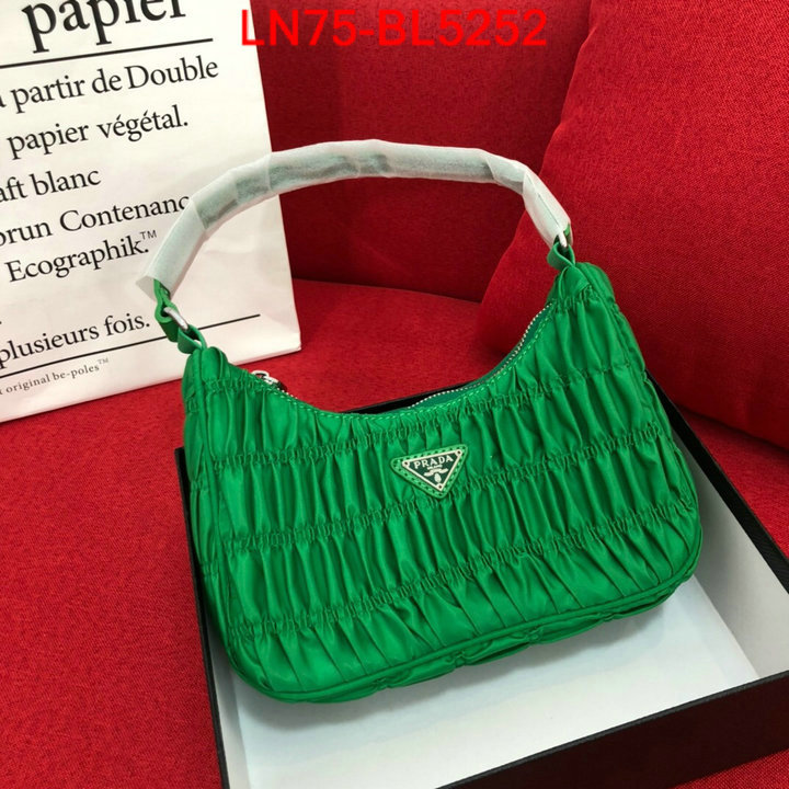 Prada Bags(4A)-Re-Edition 2000,designer high replica ,ID: BL5252,$: 75USD