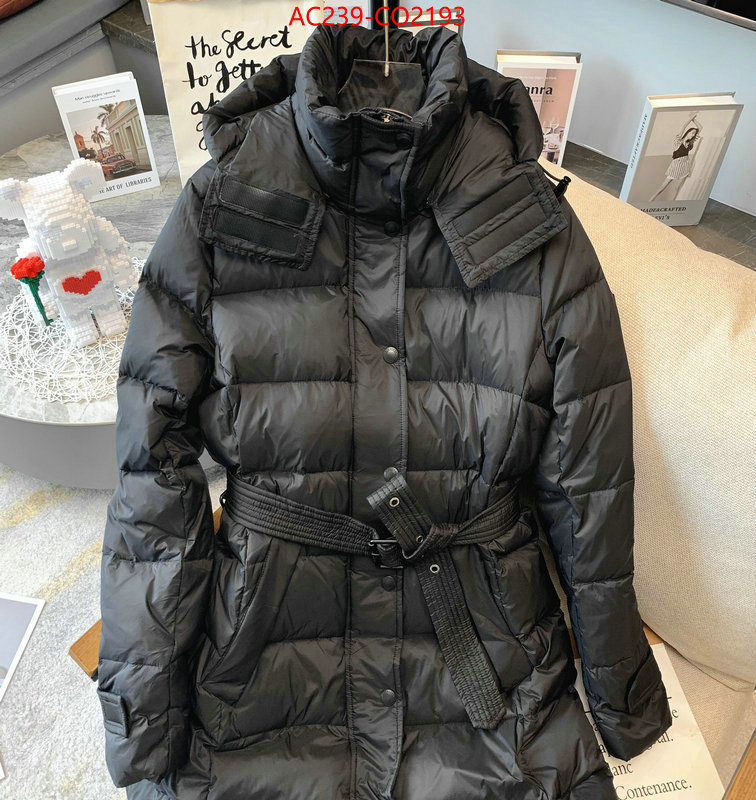 Down jacket Women-Burberry,designer high replica , ID: CO2193,$: 239USD