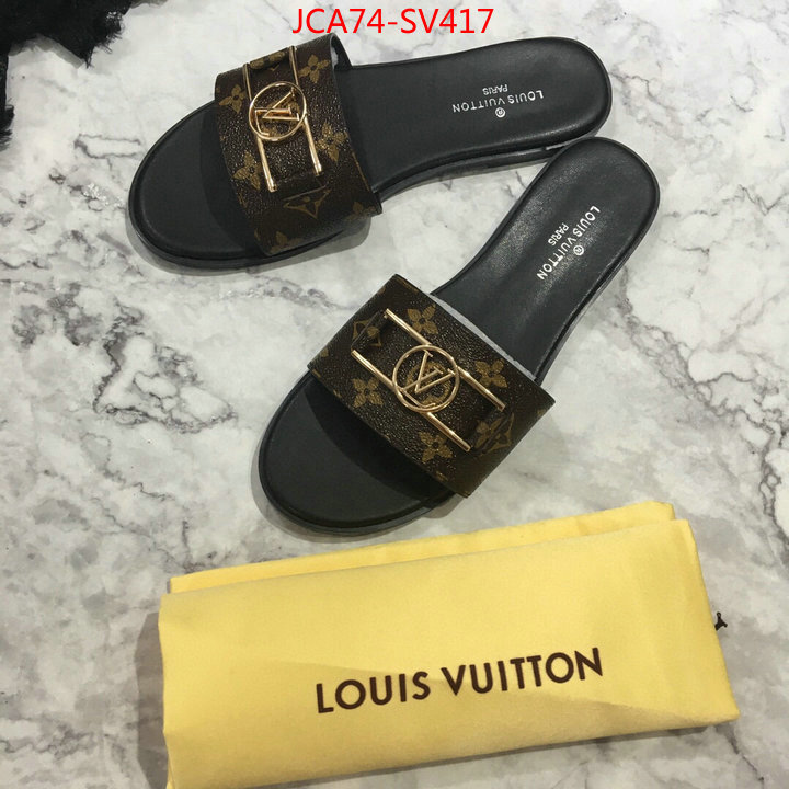 Women Shoes-LV,what 1:1 replica , ID: SV417,$:74USD