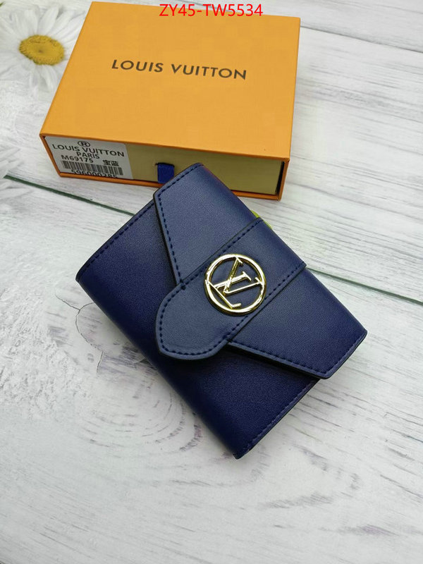 LV Bags(4A)-Wallet,buy 2023 replica ,ID: TW5534,$: 45USD