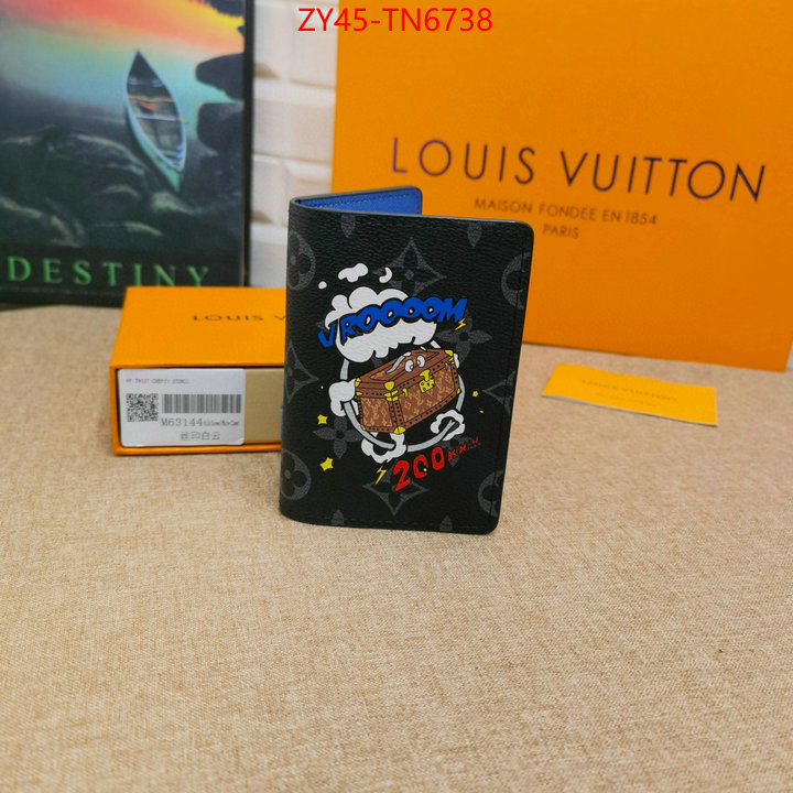 LV Bags(4A)-Wallet,ID: TN6738,$: 45USD