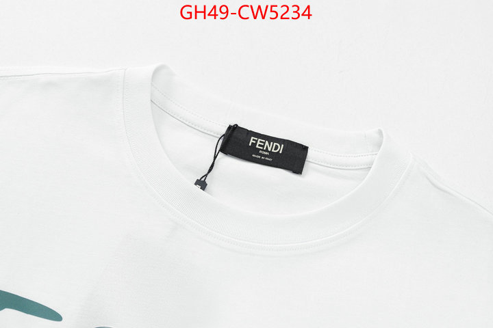 Clothing-Fendi,what is top quality replica , ID: CW5234,$: 49USD