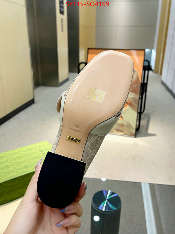 Women Shoes-Gucci,shop cheap high quality 1:1 replica , ID: SO4199,$: 115USD