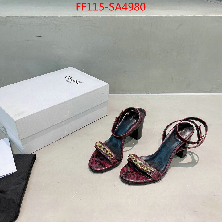 Women Shoes-CELINE,2023 aaaaa replica 1st copy , ID: SA4980,$: 115USD