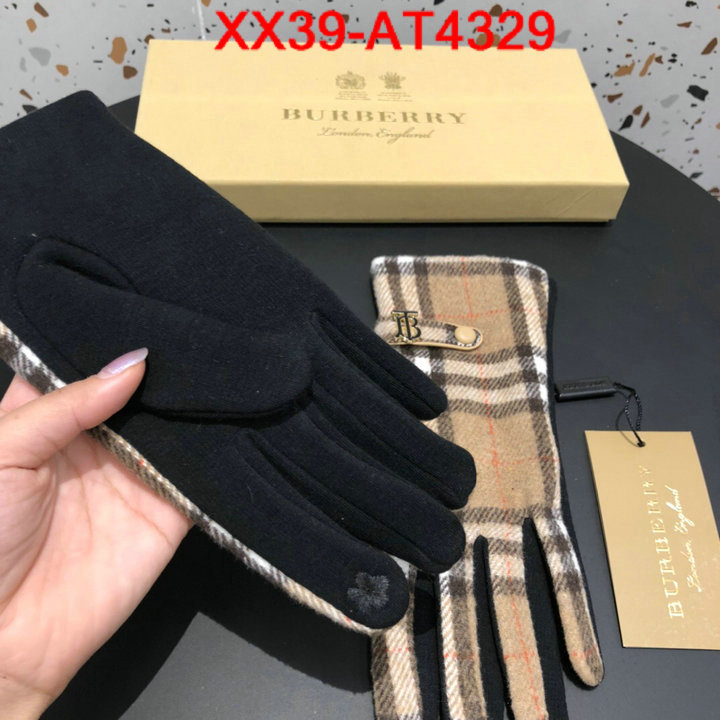 Gloves-Burberry,high quality perfect , ID: AT4329,$: 39USD