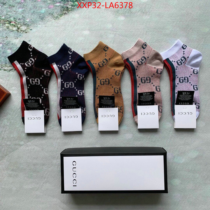 Sock-Gucci,top quality replica , ID: LA6378,$: 32USD