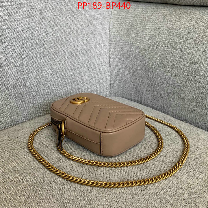 Gucci Bags(TOP)-Marmont,ID: BP440,$:189USD