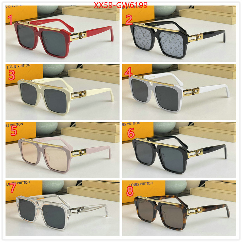 Glasses-LV,wholesale imitation designer replicas , ID: GW6199,$: 59USD