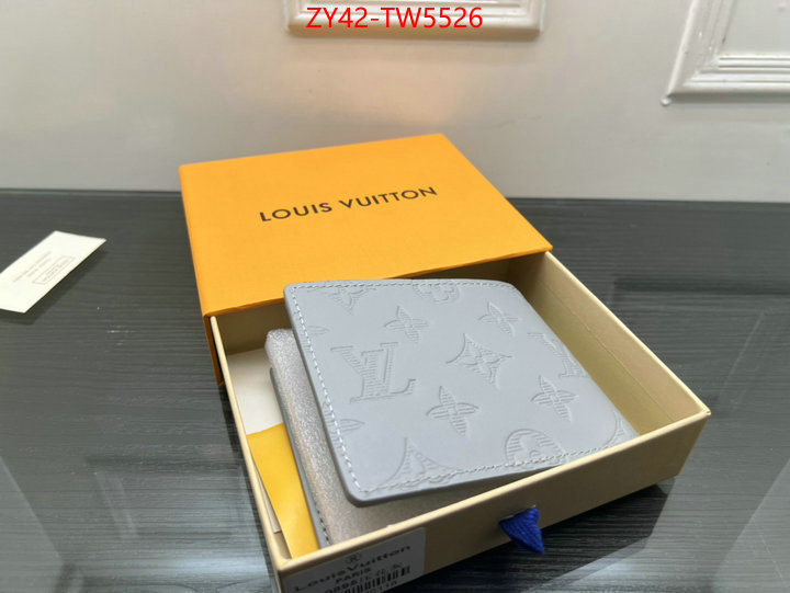 LV Bags(4A)-Wallet,best quality designer ,ID: TW5526,$: 42USD