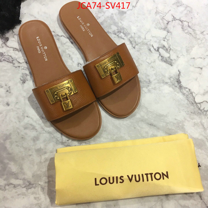 Women Shoes-LV,what 1:1 replica , ID: SV417,$:74USD