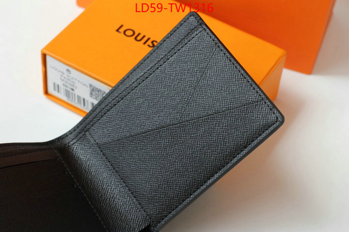 LV Bags(TOP)-Wallet,ID: TW1316,$: 59USD