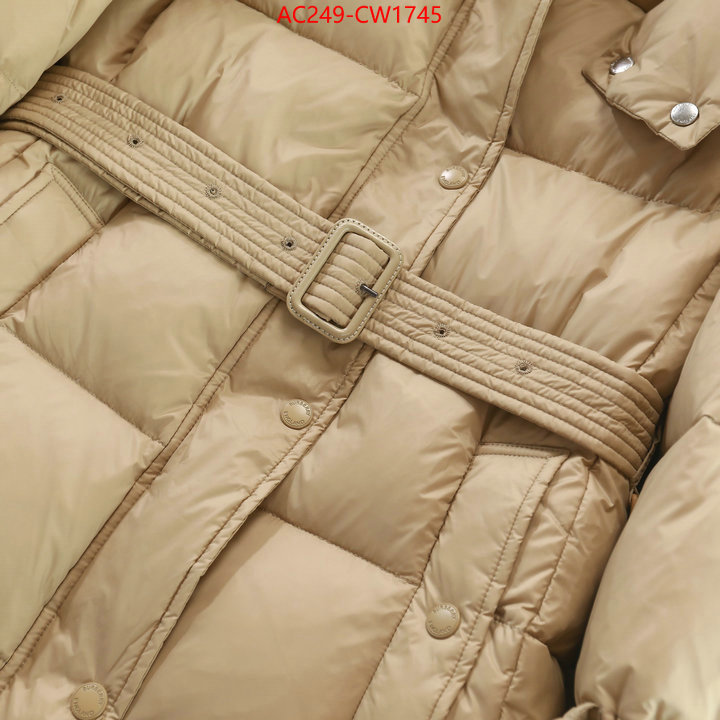 Down jacket Women-Burberry,where to buy replicas , ID: CW1745,$: 249USD