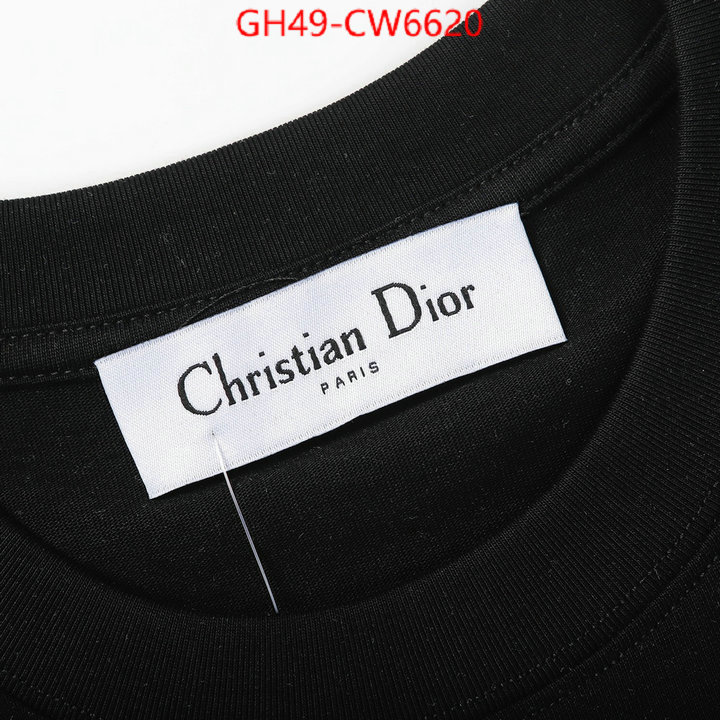 Clothing-Dior,top designer replica , ID: CW6620,$: 49USD
