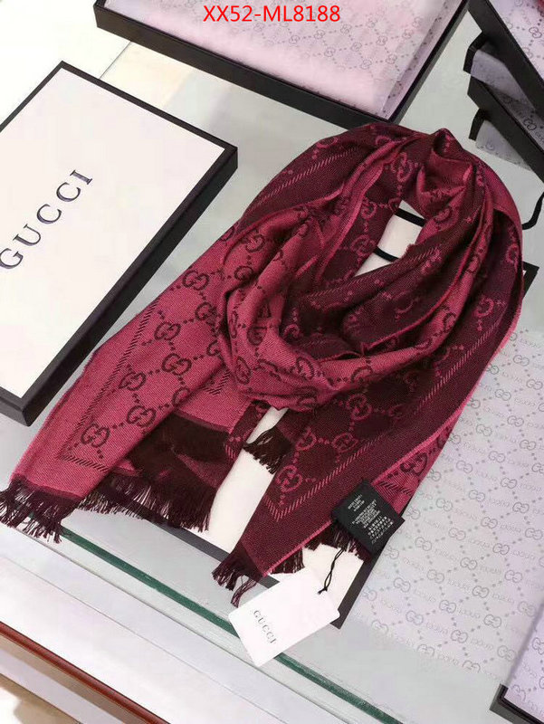 Scarf-Gucci,the online shopping , ID: ML8188,$: 52USD