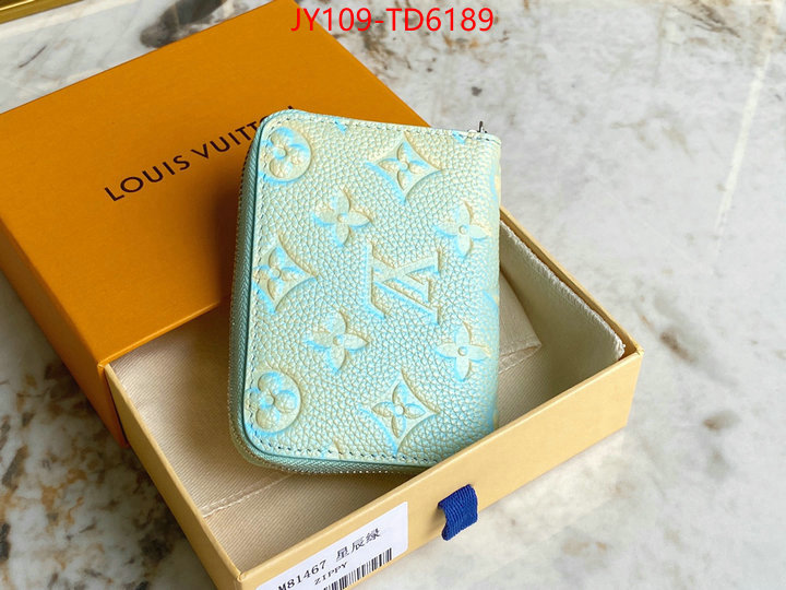 LV Bags(TOP)-Wallet,ID: TD6189,$: 109USD