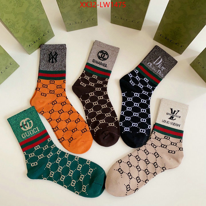 Sock-Gucci,the best affordable , ID: LW1475,$: 32USD