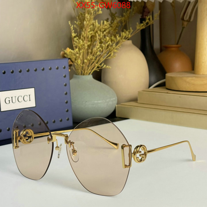 Glasses-Gucci,fashion , ID: GW6088,$: 55USD