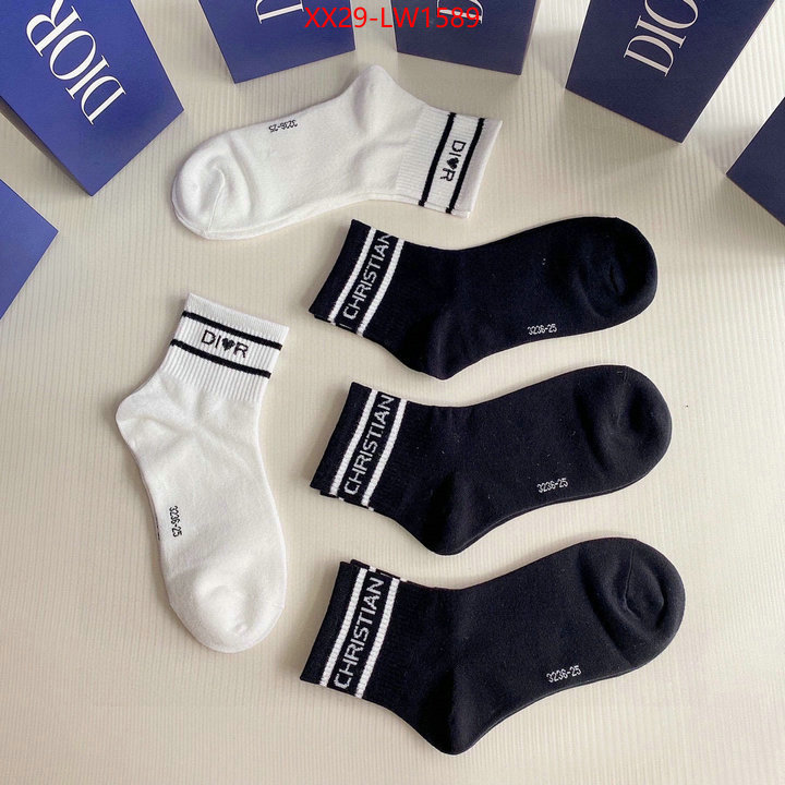 Sock-Dior,shop the best high quality , ID: LW1589,$: 29USD