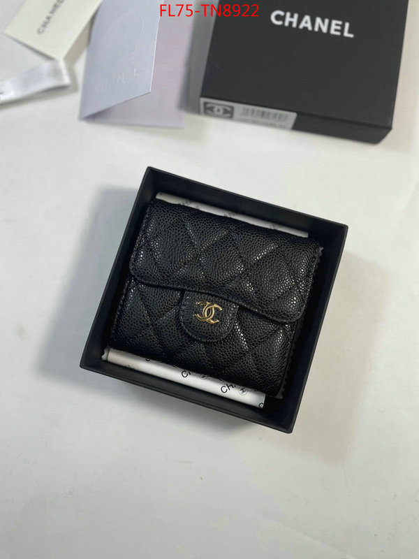 Chanel Bags(4A)-Wallet-,ID: TN8922,$: 75USD