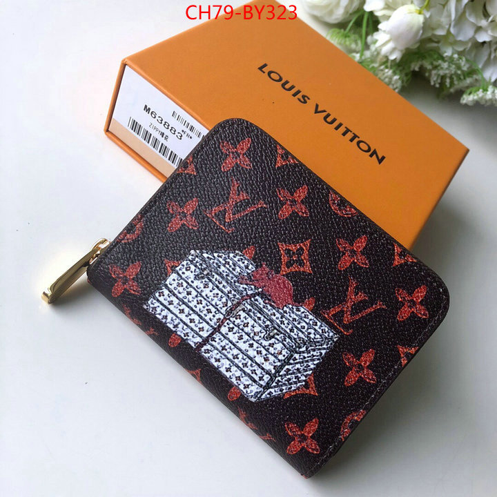 LV Bags(TOP)-Wallet,ID: BY323,$:79USD