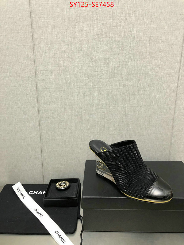 Women Shoes-Chanel,buy 1:1 ID: SE7458,$: 125USD