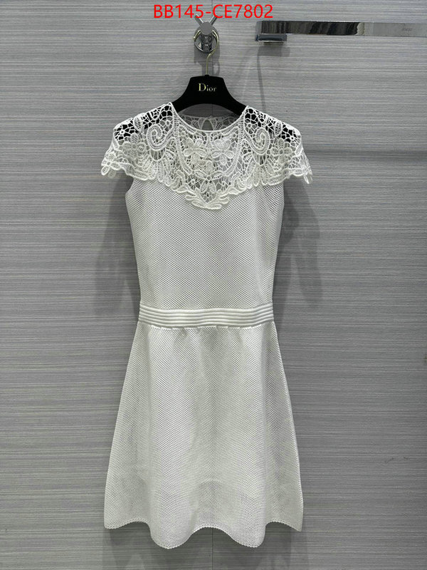 Clothing-Dior,top perfect fake ID: CE7802,$: 145USD