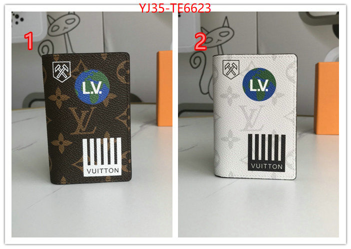 LV Bags(4A)-Wallet,perfect ID: TE6623,$: 35USD