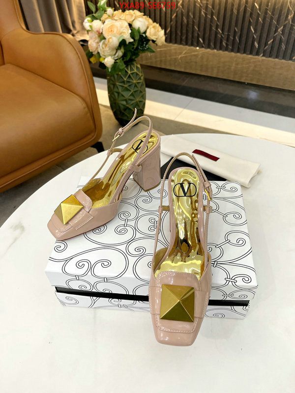 Women Shoes-Valentino,designer 1:1 replica ID: SE6759,$: 89USD