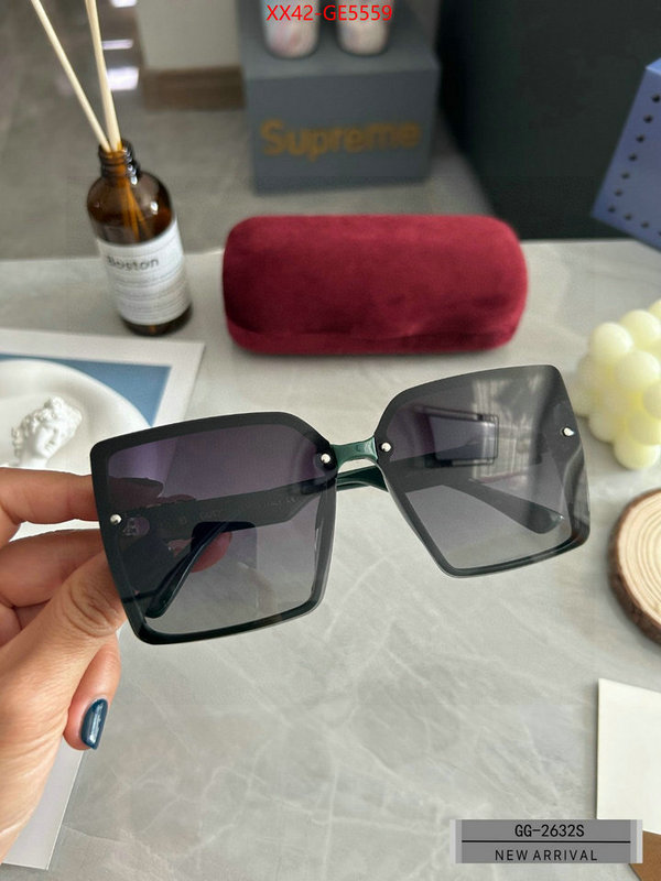 Glasses-Gucci,wholesale designer shop ID: GE5559,$: 42USD