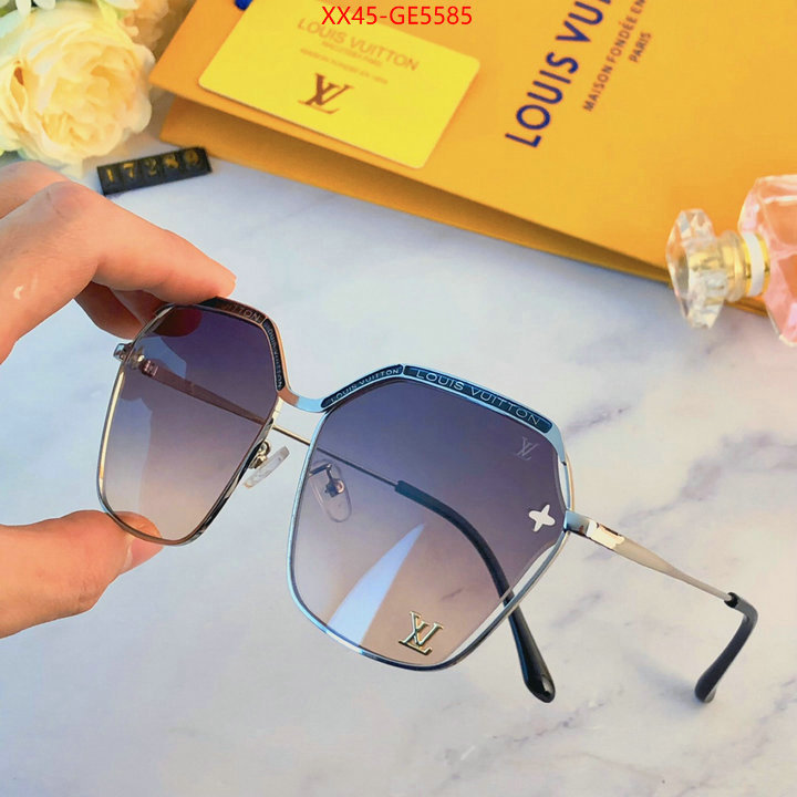 Glasses-LV,fake high quality ID: GE5585,$: 45USD