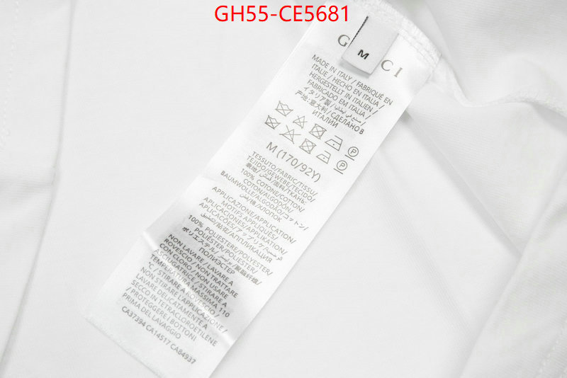 Clothing-Gucci,best quality fake ID: CE5681,$: 55USD