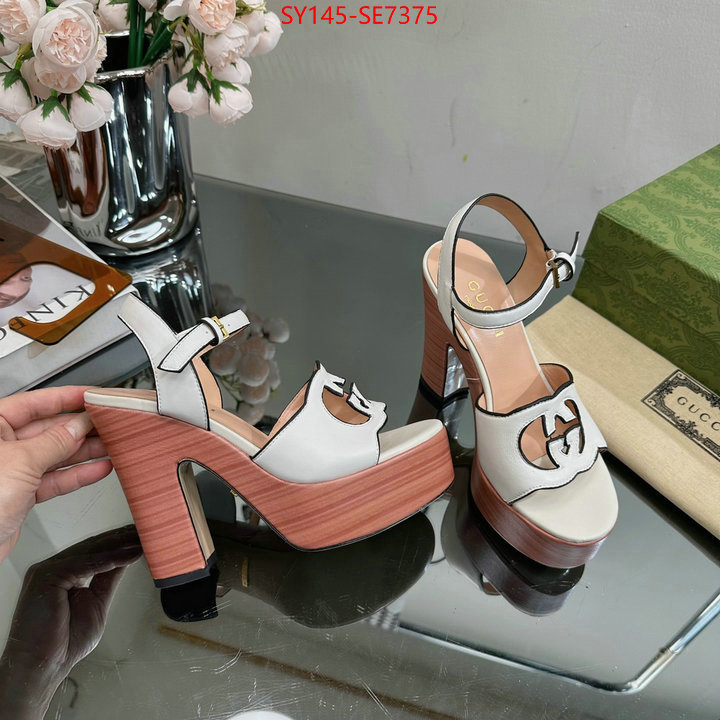 Women Shoes-Gucci,aaaaa replica designer ID: SE7375,$: 145USD